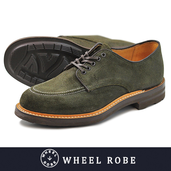 WHEEL ROBE ウィールローブ MOC TOE SUEDE GREEN