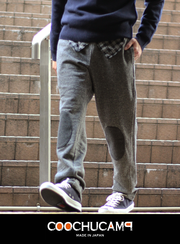 COOCHUCAMP クーチューキャンプ HAPPY LONG PANTS KNEE PATCH