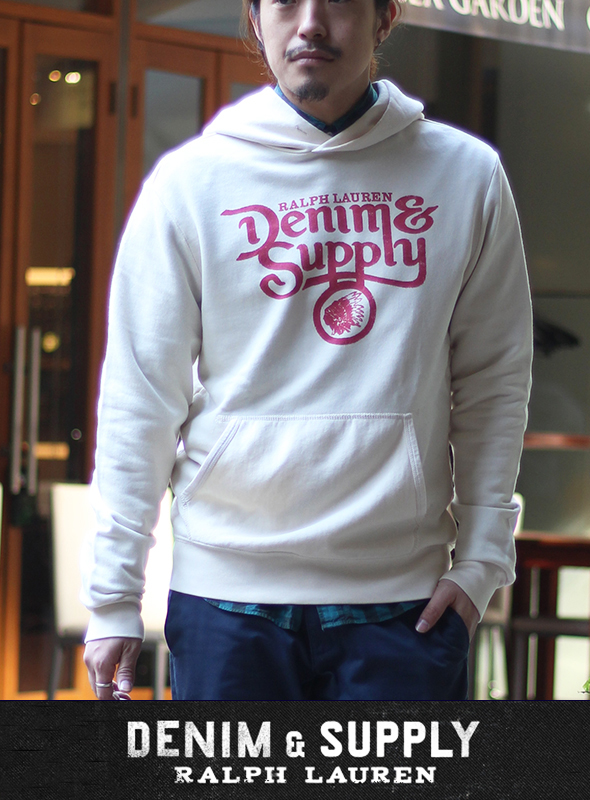 DENIM&SUPPLY by Ralph Lauren カンガルーポケットフーディースウェット