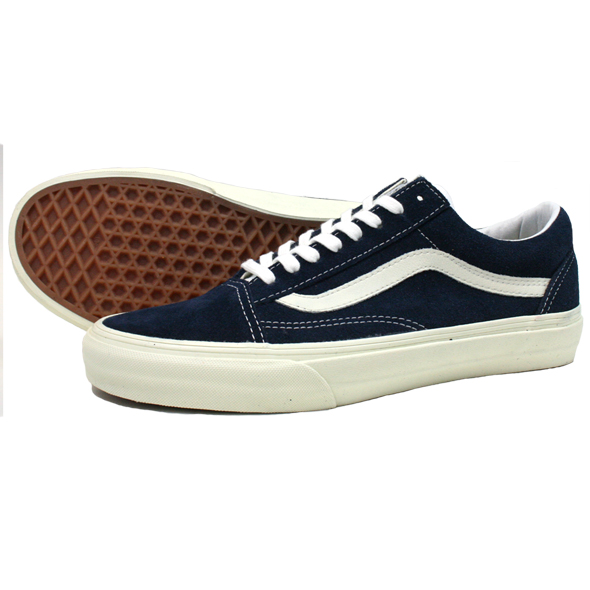 VANS バンズ OLD SKOOL VINTAGE　DRESS BLUE
