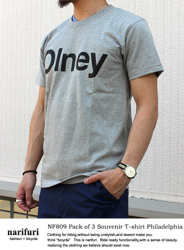 Souvenir T-shirt Philadelphia GRY (NF809)