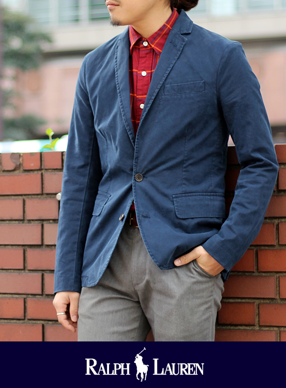 POLO RALPH LAUREN ポロ ラルフローレン COTTON TAILORED JACKET◆SALE 40% off◆