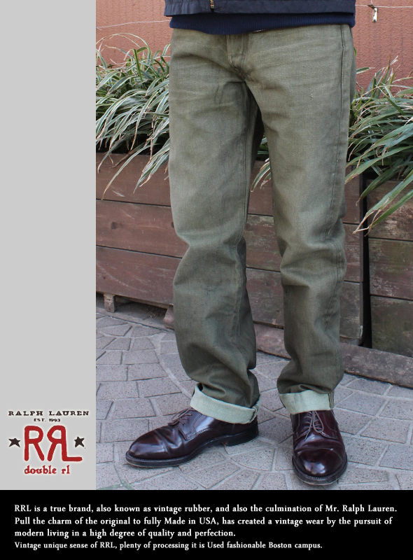 RRL ダブルアールエル Slim-Fit DENIM スリムフィットデニム