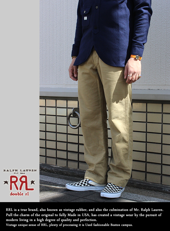 RRL　バックルバックフラップポケット