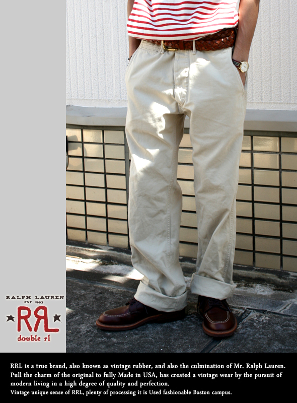 RRL ダブルアールエル アメリカンチノパンツ