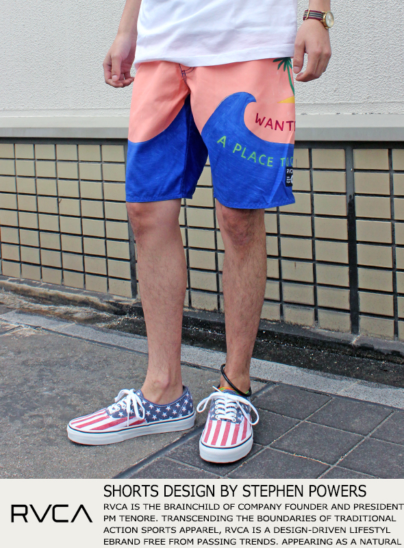 RVCA SHORTS PANTS ESPO CRASH TRUNK (Stephen Powers)