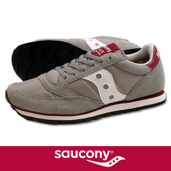 Saucony サッカニー Jazz Low Proジャズロープロ GRAY/RED