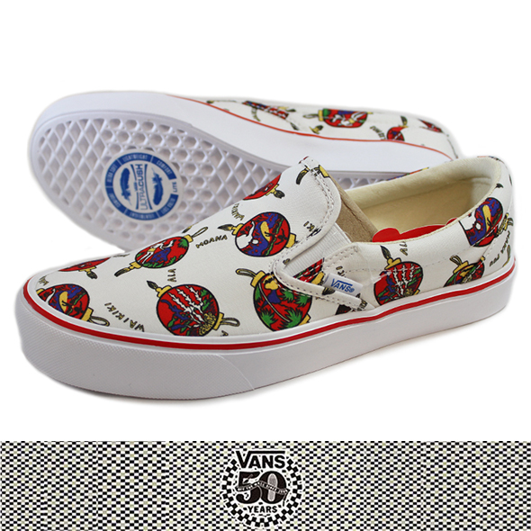 VANS バンズ 50th SLIP-ON LITE HOFFMAN OFF WHITE