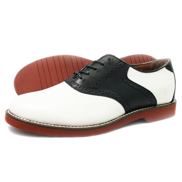 G.H.BASS バス BURLINGTON サドルシューズ WHT/BLK