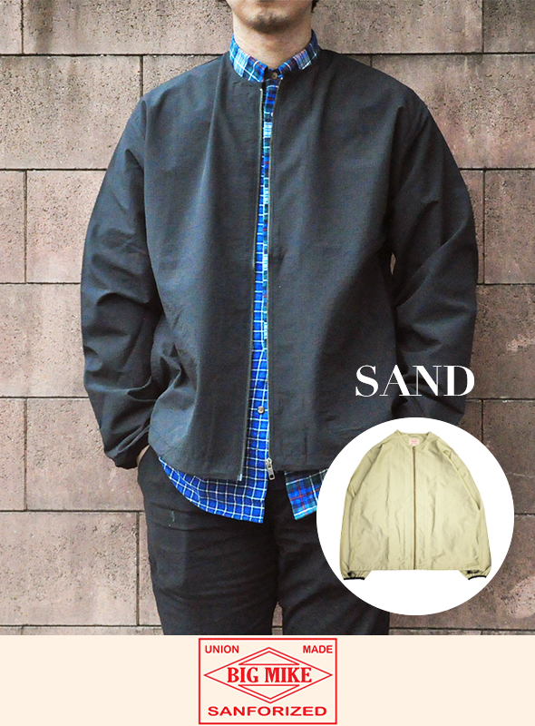 BIG MIKE  ビッグマイク  NO COLLARE FULL ZIP JACKETS