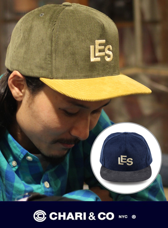 CHARI&CO チャリアンドコー CORDUROY SNAPBACK DOWNTOWN LOGO