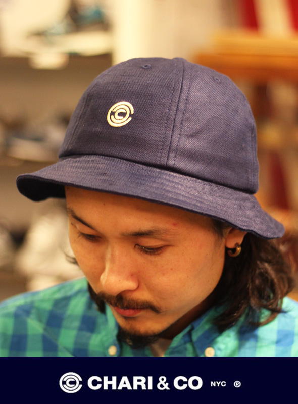 CHARI&CO チャリアンドコー CANVAS BELL HAT ICON LOGO