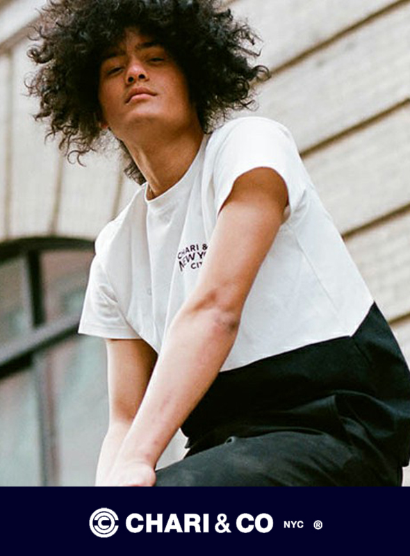 CHARI&CO チャリアンドコー  SLOPE BITONE Tシャツ