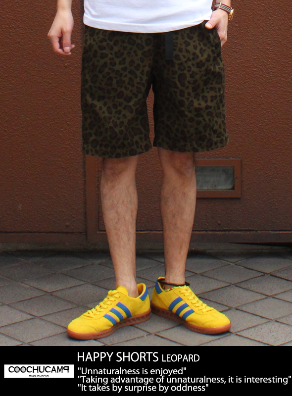 COOCHUCAMP クーチューキャンプ HAPPY SHORTS LEOPARD