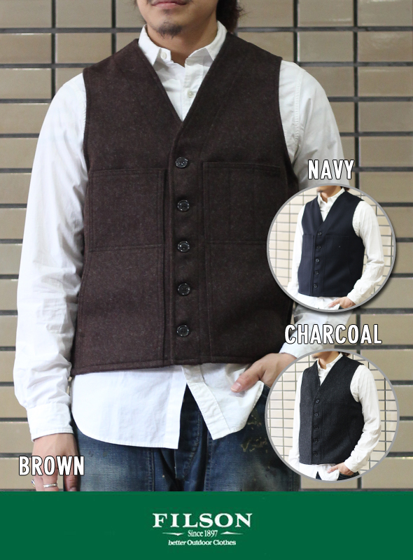FILSON フィルソン MACKINAW WOOL VEST