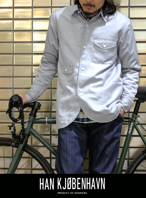 HAN KJOBENHAVN ハン コペンハーゲン ARMY SHIRT アーミーシャツ