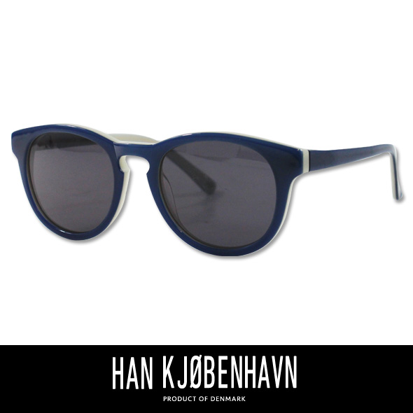 HAN KJOBENHAVN ハン コペンハーゲン TIMELESS サングラス BLUE/WHT/SUN(GREY)