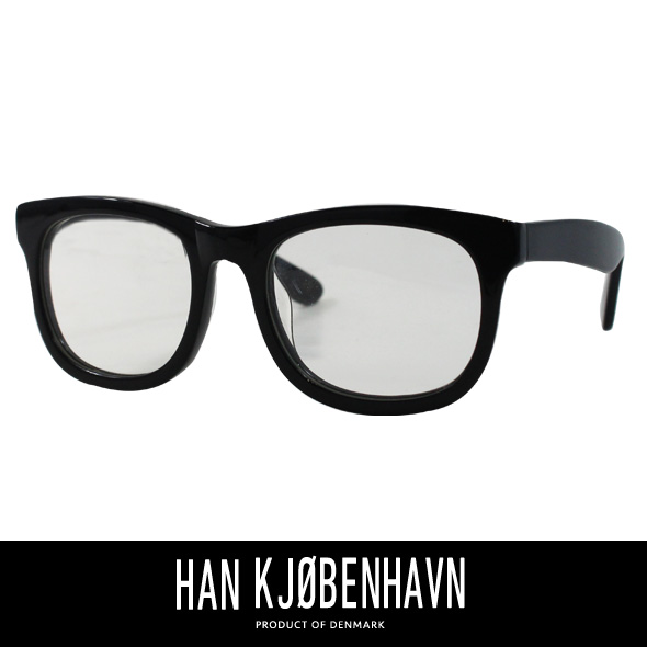 HAN KJOBENHAVN ハン コペンハーゲン WOLF GANG サングラス　BLACK/CLEAR