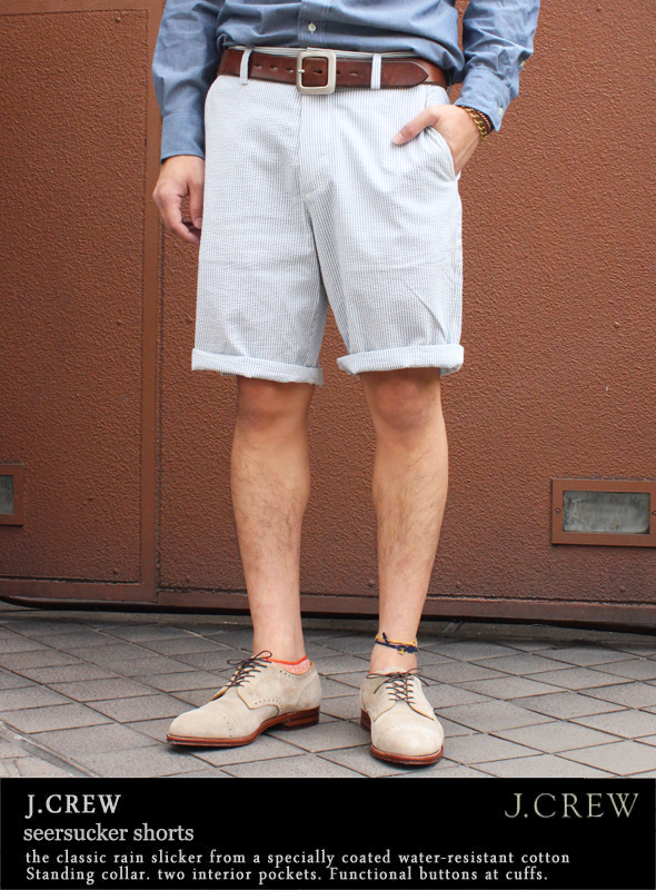 J.CREW ジェイクルー seersucker shorts シアサッカーショーツ