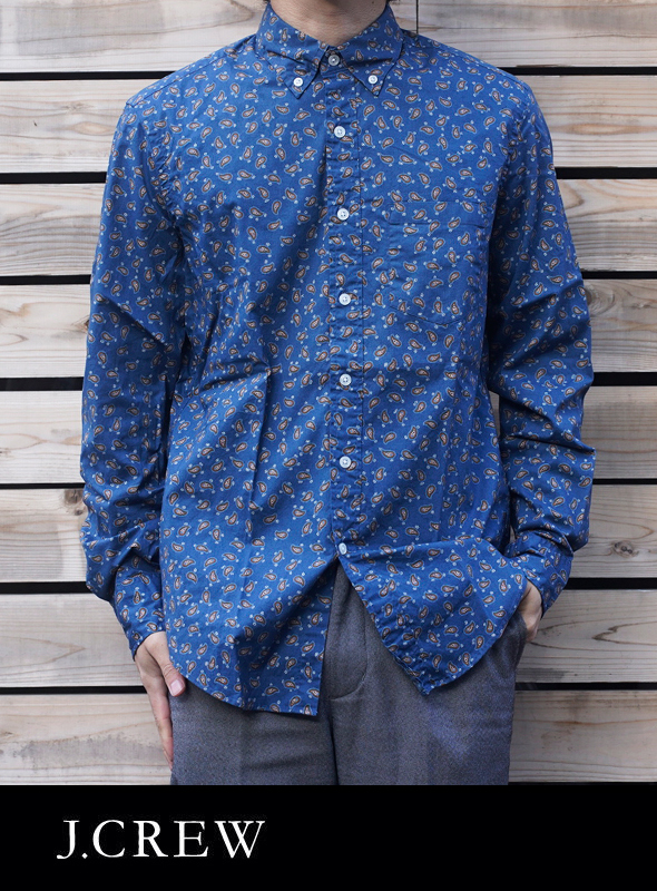 J.CREW ジェイクルー ペイズリーシャツ