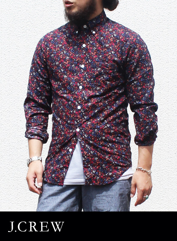 J.CREW ジェイクルー B.Dフラワープリントシャツ
