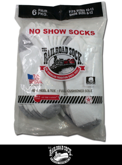RAILROAD SOCK レイルロードソックス 6P NO SHOW SOCKS