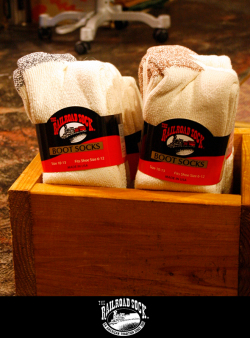 RAILROAD SOCK レイルロードソックス 3Pair BOOT SOCKS