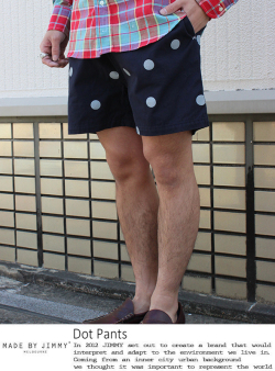 MBJ Dot Pants NVY