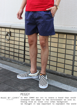 MADE BY JIMMY(メイドバイジミー)　PEGGY　Dot design shorts
