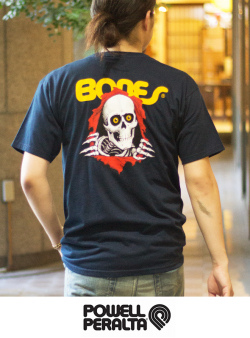 POWELL PERALTA パウエル CLASSIC RIPPER リッパー ボーンズ Tシャツ