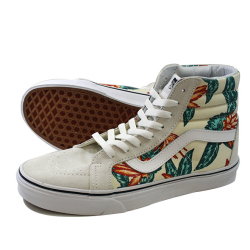 VANS  SK-8 HI (VINTAGE ALOHA) CLASSIC WHITE / T.WHITE