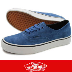 VANS バンズ Authentic Decon PIG SUEDE Blue Ashes/Blanc de Blanc