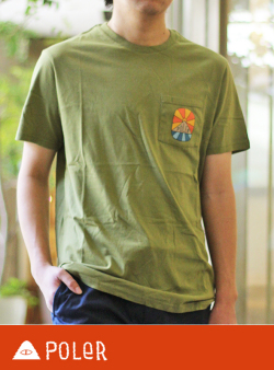 POLeR ポーラー   HAPPY DAYS POCKET T-SHIRT