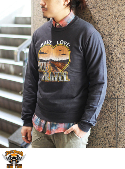 BANDIT BRAND バンディットブランド クルーネックスウェット BLK