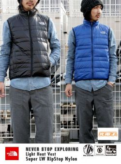 THE NORTH FACE ノースフェイス LIGHT HEAT VEST ダウンベスト 【期間限定SALE 20%OFF】