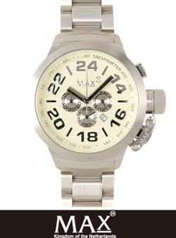 MAX XL WATCH  5-MAX 459 WHT/SLV