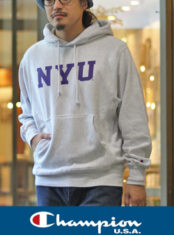 CHAMPION チャンピオン NYU SWEAT PARKA OAT