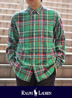 POLO RALPH LAUREN ポロ ラルフローレン BOY'S B.D マドラスチェックシャツ