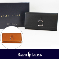 POLO RALPH LAUREN ポロ ラルフローレン 3つ折りロングウォレット 【2色】