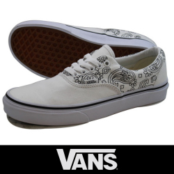 VANS バンズ  ERA エラ Bandana Stitch White/Black