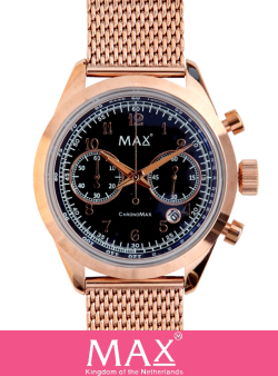 MAX XL WATCH 5-MAX 666 PINK GOLD/BLACK