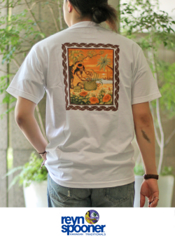 Reyn Spooner レインスプーナーLino S/S TEE WHT