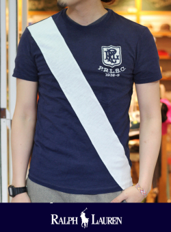 POLO RALPH LAUREN ポロ ラルフローレン エンブレム S/S Tシャツ NAVY