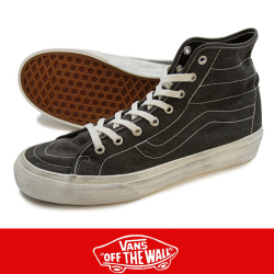 VANS バンズSK8-Hi ハイトップ Decon (Over Washed) BLK
