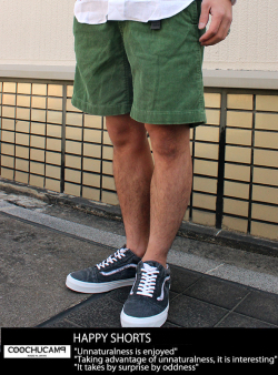 COOCHUCAMP HAPPY SHORTS CORDUROY