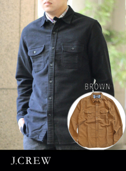 J.CREW ジェイクルー コットンモール WORK SHIRT F4558