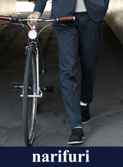 【narifuri】 ナリフリ Seersucker pocketable pants(NF914)