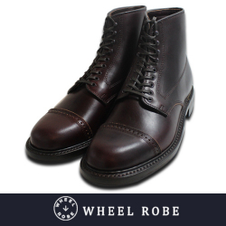 WHEEL ROBE ウィールローブ CAP TOE LACE UP BURGUNDY