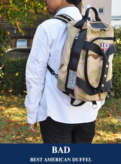 BAD BAGS　バッドバッグス 3WAY DUFFLE BAG