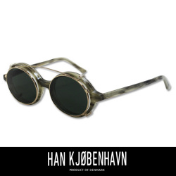 HAN KJOBENHAVN ハン コペンハーゲン DOC CLIP-ON サングラス WOLF/SUN(GREEN)
